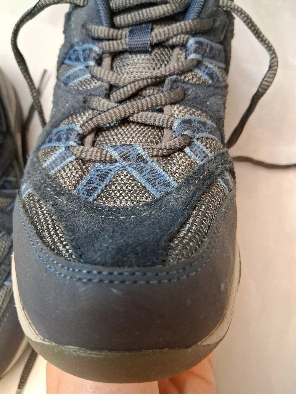 Easy Spirit Exploremap Walking Shoes Navy Blue Mesh Sneaker Women's Size 8M